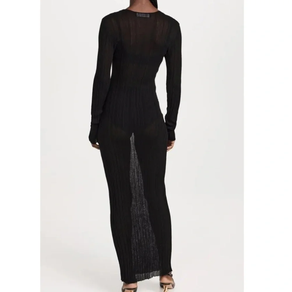 LIONESS Prophecy Maxi Dress - Onyx - Picture 2 of 5